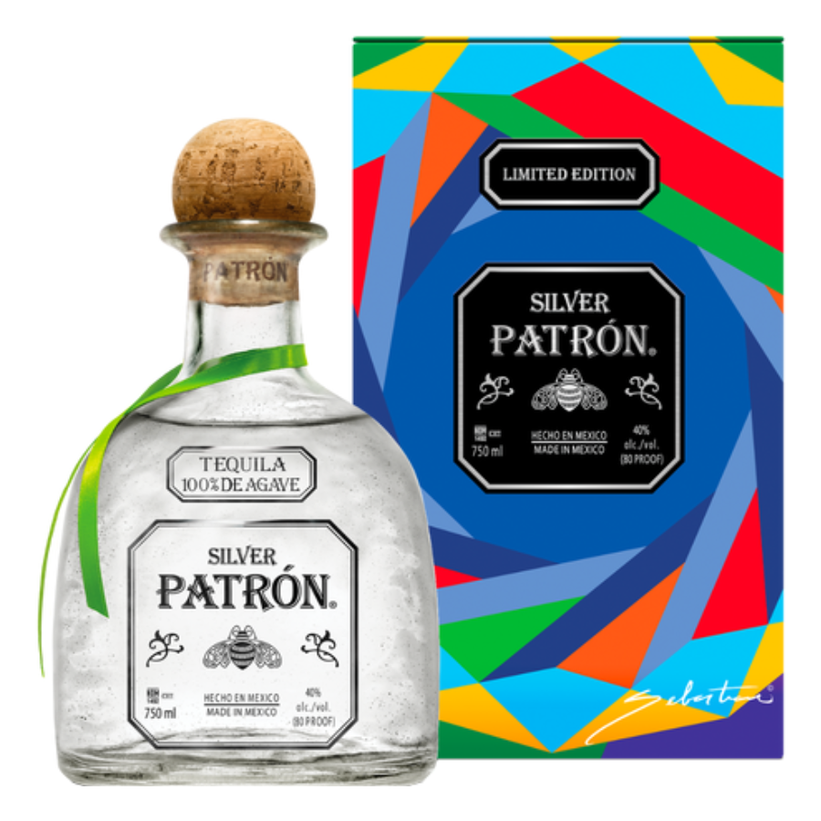 Patron Silver Tequila Limited Edition Tin Can 750 ml