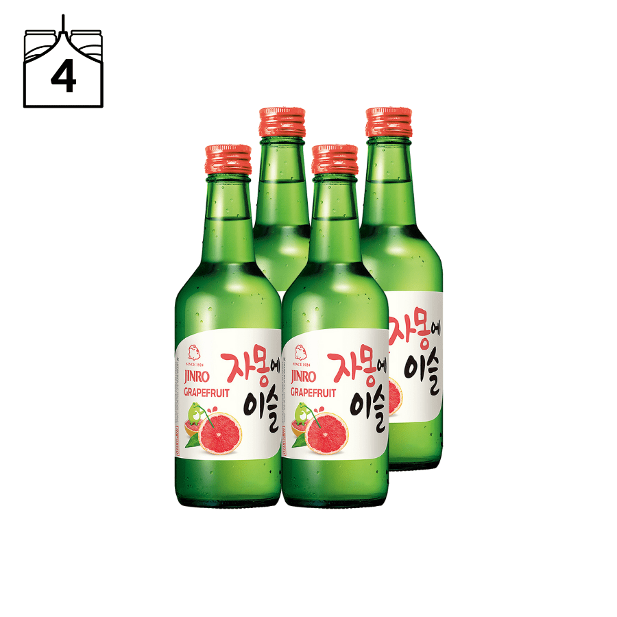 Jinro Grapefruit Soju 360mL (4 Pack) Winery.ph