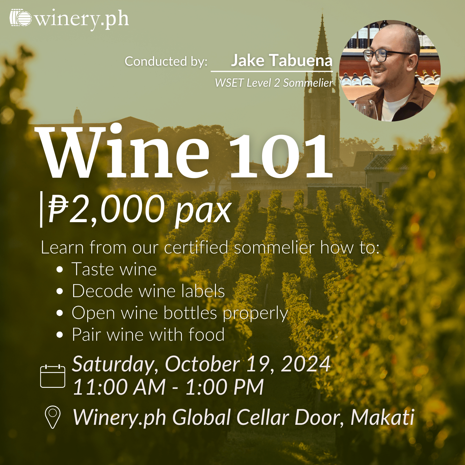 Wine 101 Class Pass