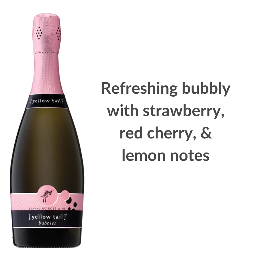 Yellow Tail Bubbles Sparkling Rose NV