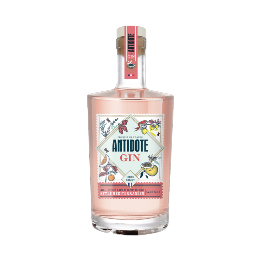 Antidote Gin -Rose- Style Mediterraneen 700mL
