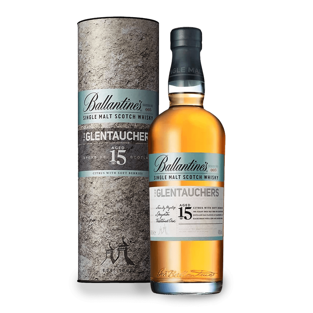 Ballantine's 15 YO Glentauchers 700ml with box