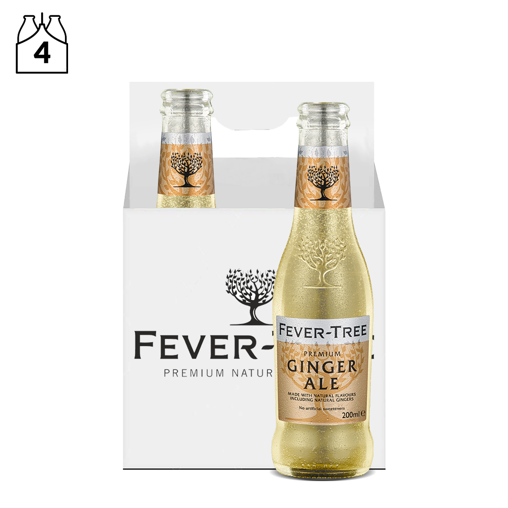 Fever Tree Ginger Ale (4 Pack)