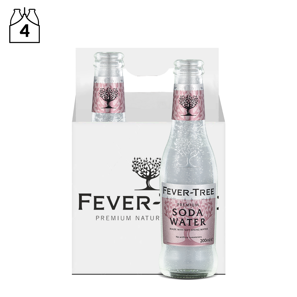 Fever Tree Soda Water (4 Pack)