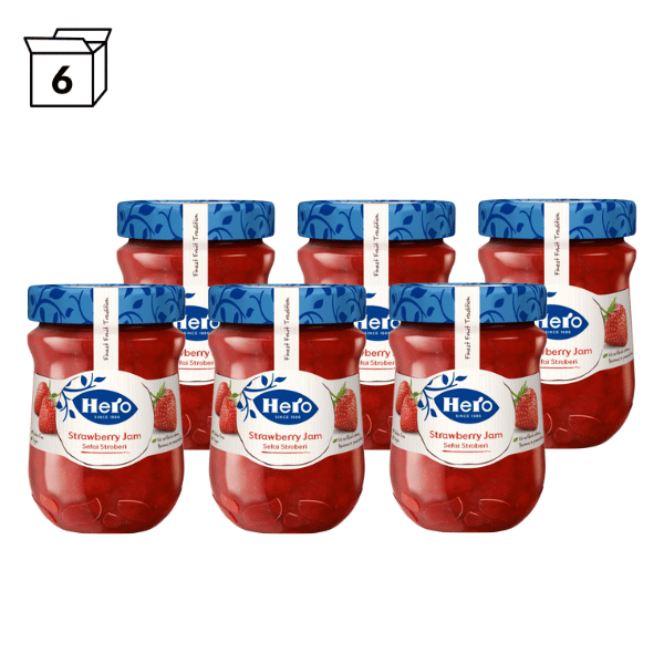 Hero Strawberry Jam 340g (Pack of 6)