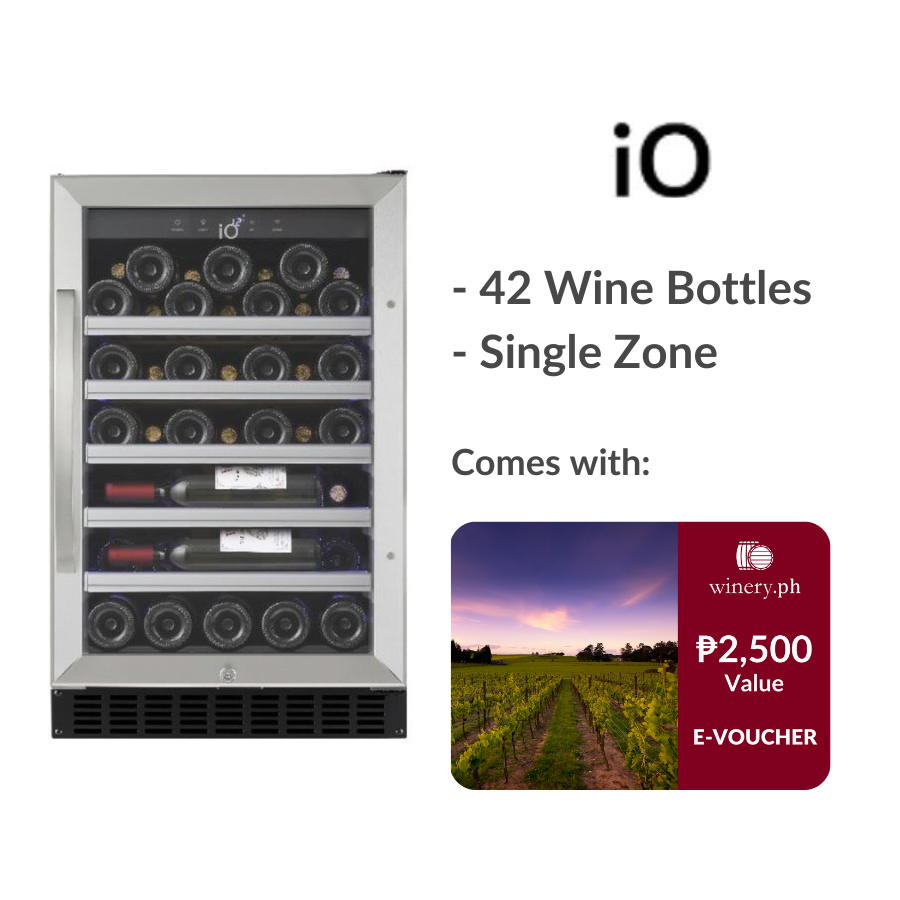 iO i42-SGS 42-Bottle Single Zone Wine Chiller
