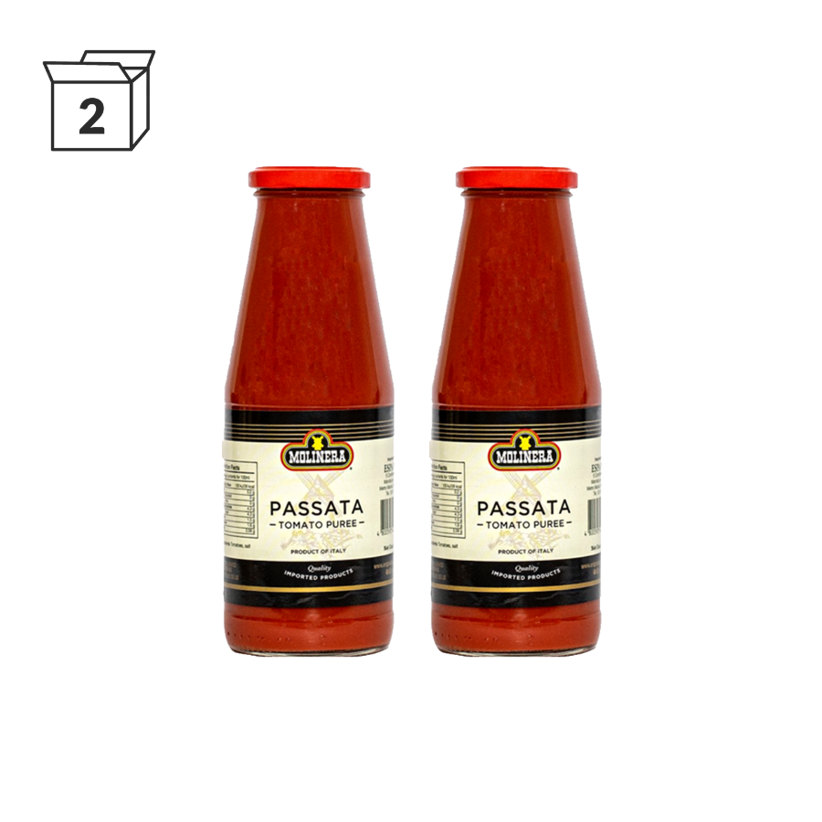Molinera Passata - Tomato Puree 680g (2 Pack)