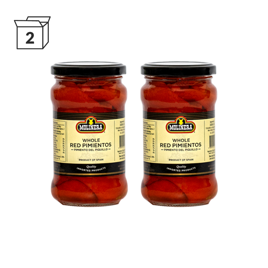 Molinera Whole Red Pimientos 300g (2 Pack)