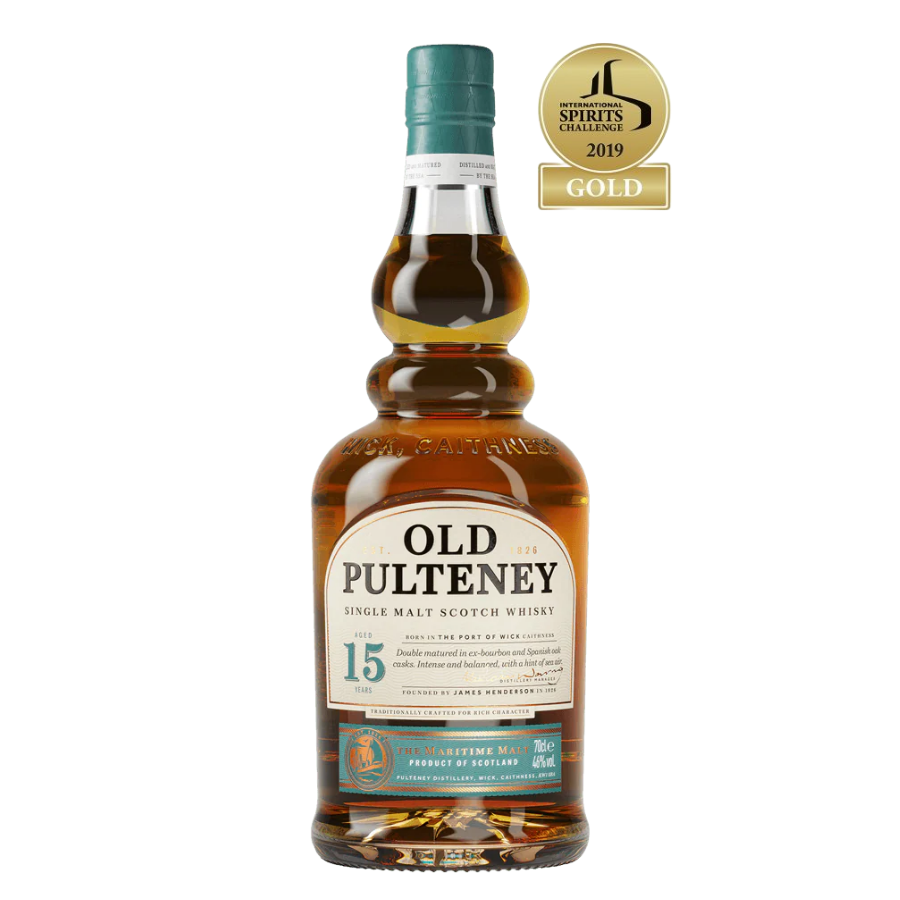 Old Pulteney 15-Year Old Malt Scotch Whisky 700mL