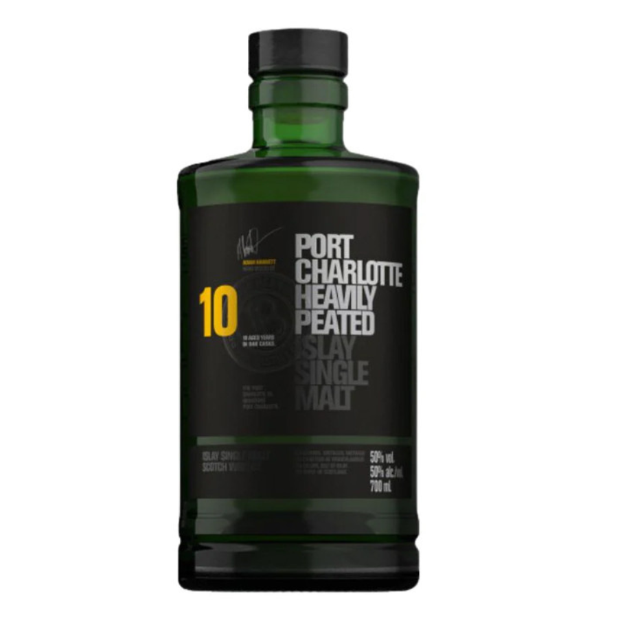Bruichladdich Port Charlotte 10 Year Old Islay Single Malt Scotch Whisky 700mL