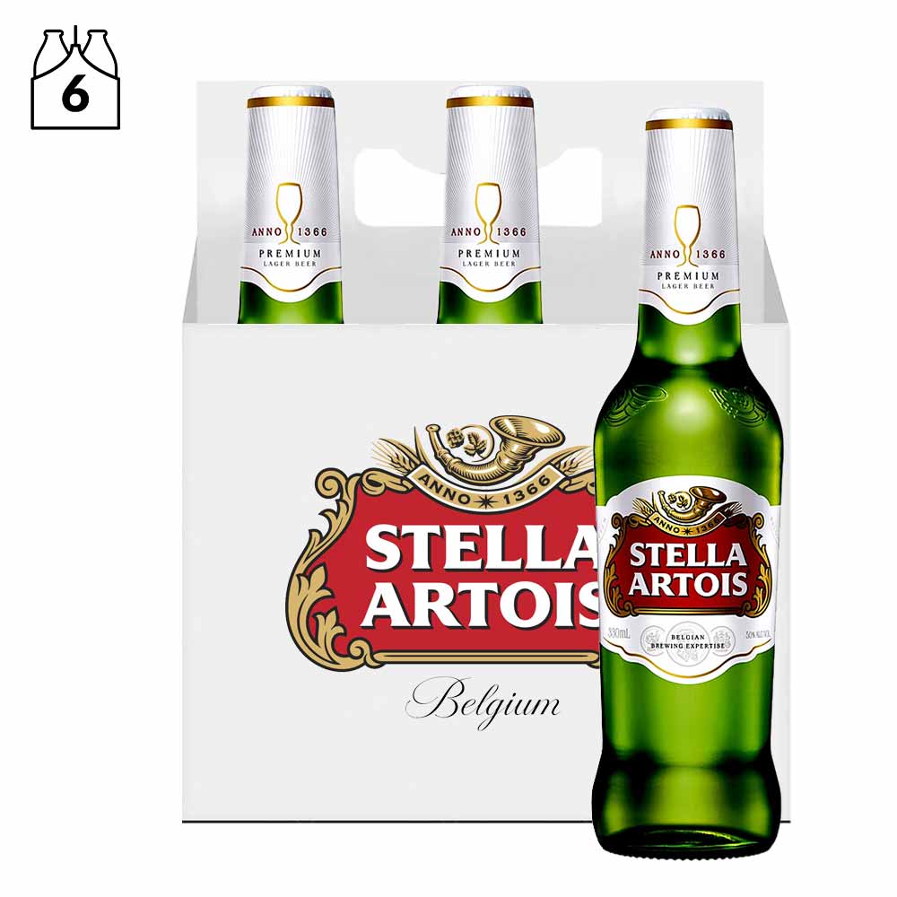 Stella Artois Pilsner (6 Pack)