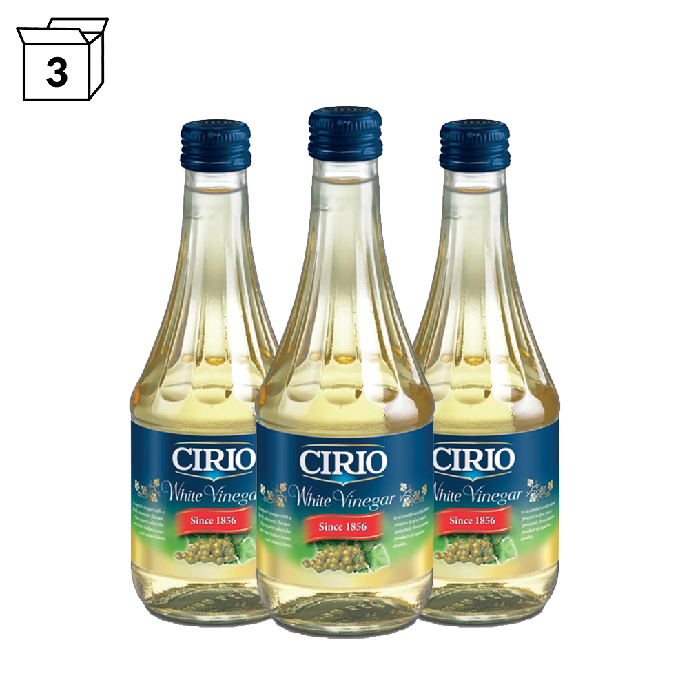 Cirio White Wine Vinegar 500ml (3 Pack)