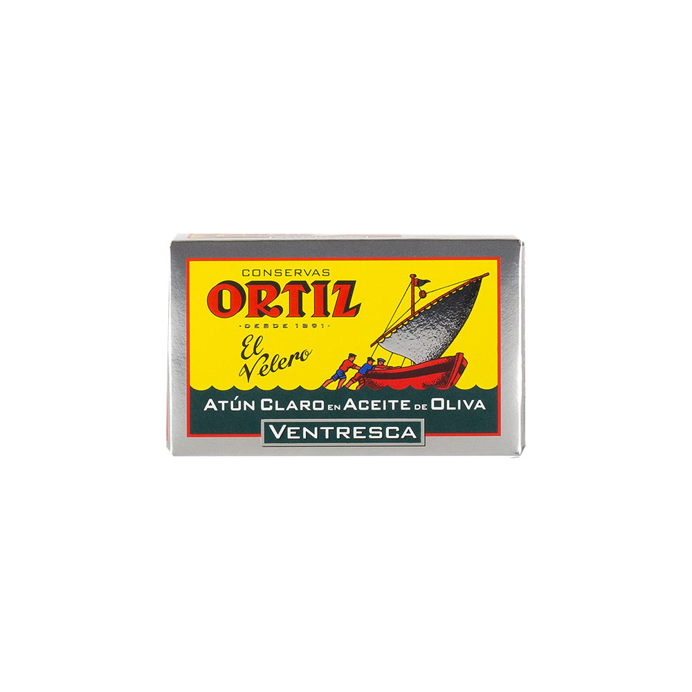Conservas Ortiz Yellowfin Tuna Belly in Olive Oil 110g