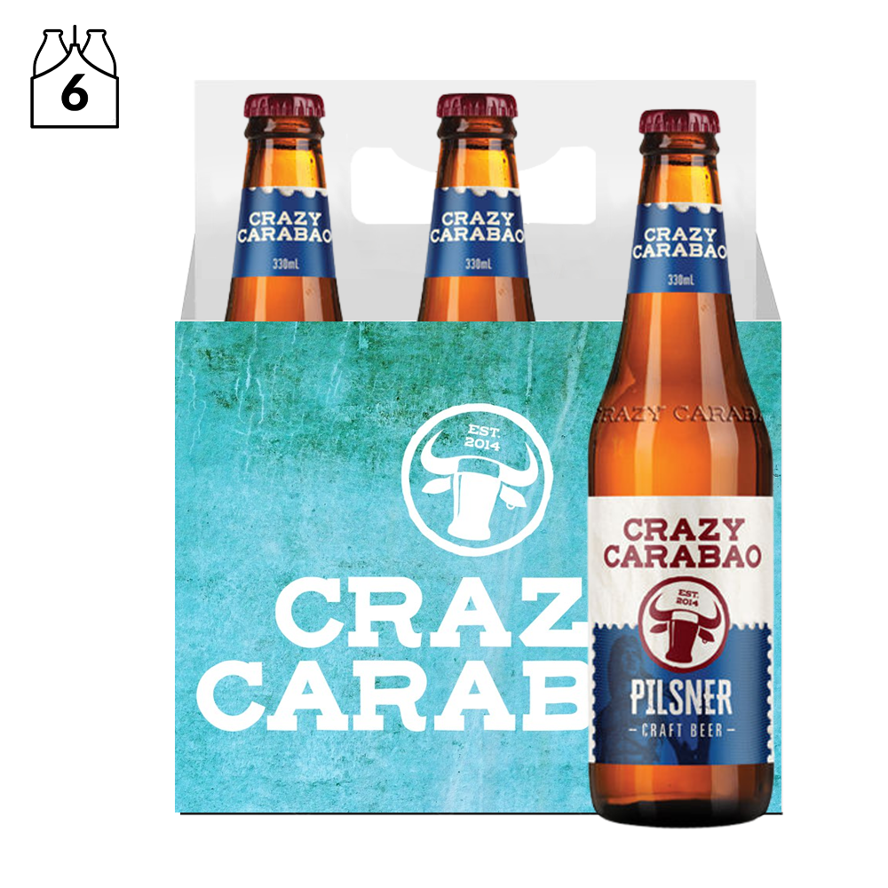 Crazy Carabao Pilsner 330ml (6 Pack)