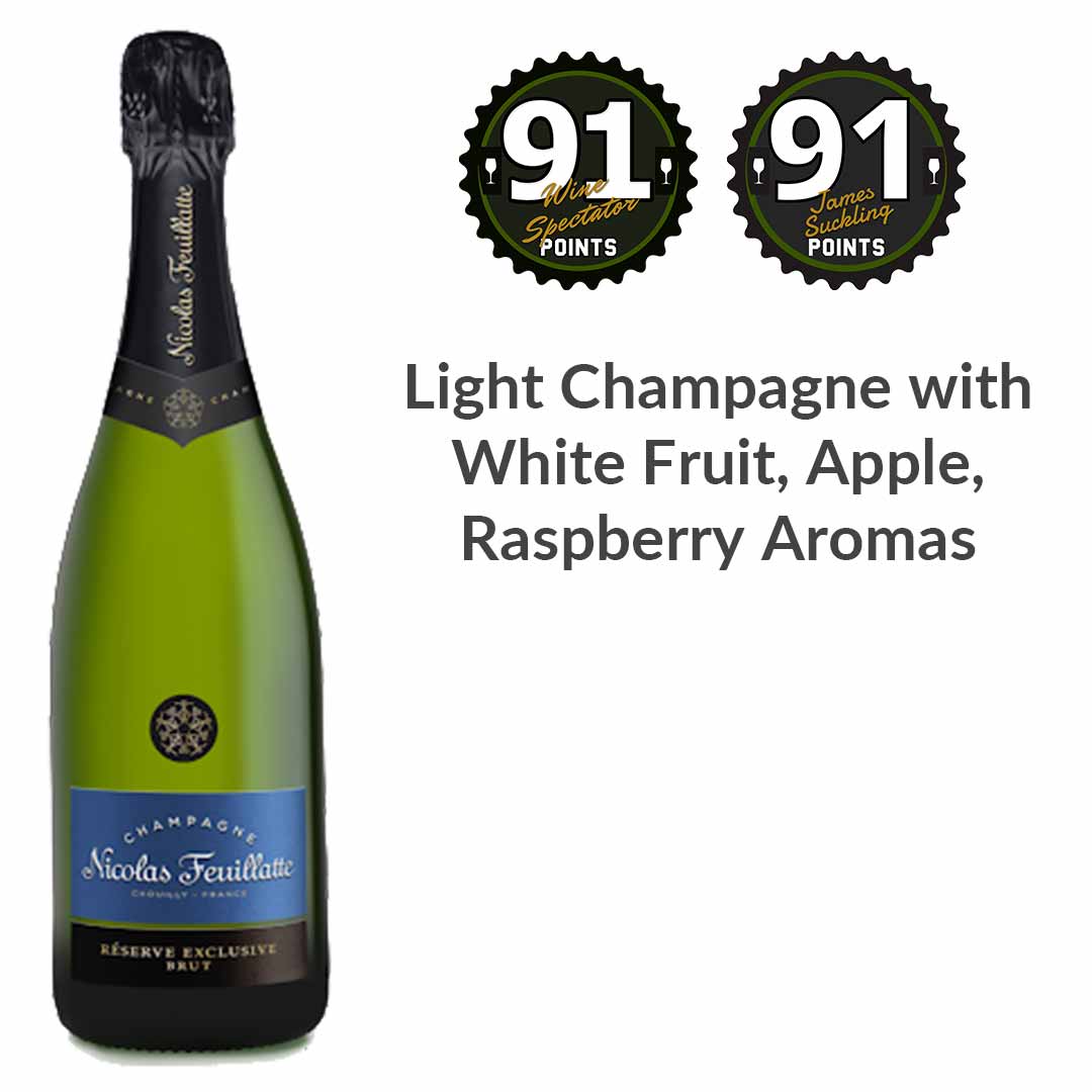 Nicolas Feuillatte Brut Reserve Pinot Noir Champagne NV - 375 mL
