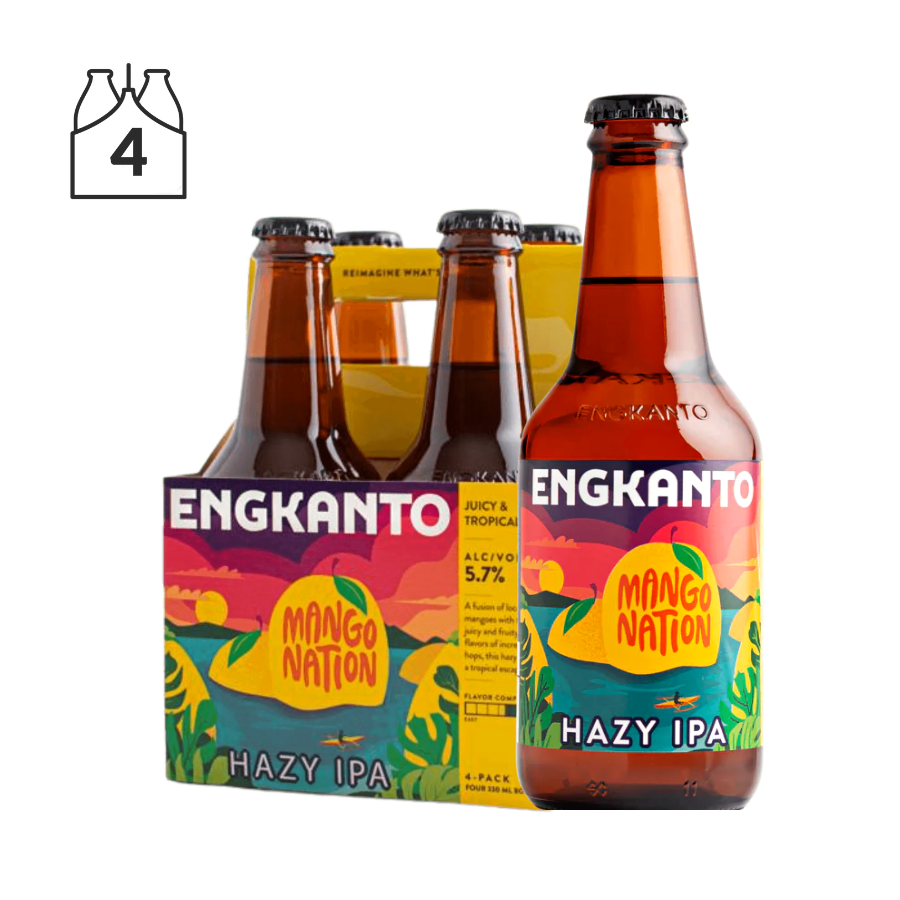 Engkanto Mango Nation Hazy IPA 330mL (4 Pack)