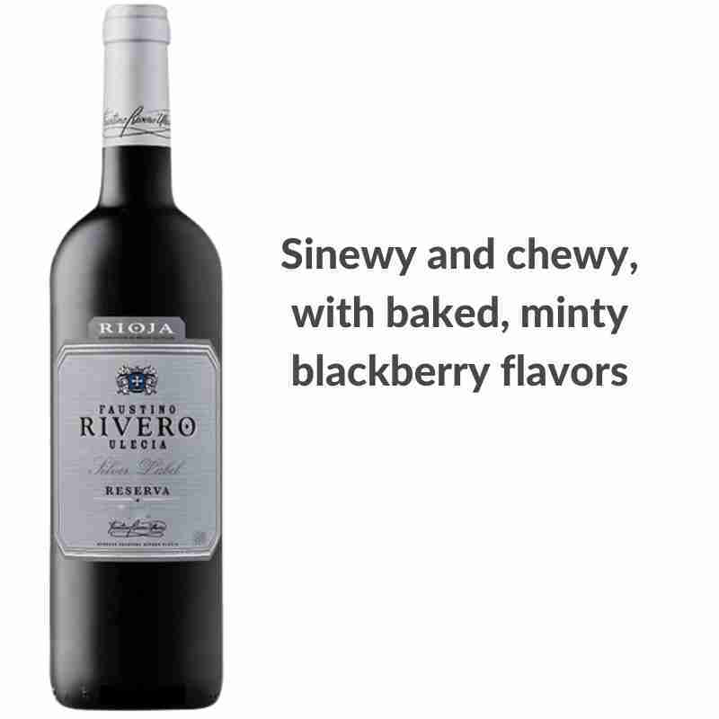 Faustino Rivero Ulecia Silver Label Rioja Reserva 2012