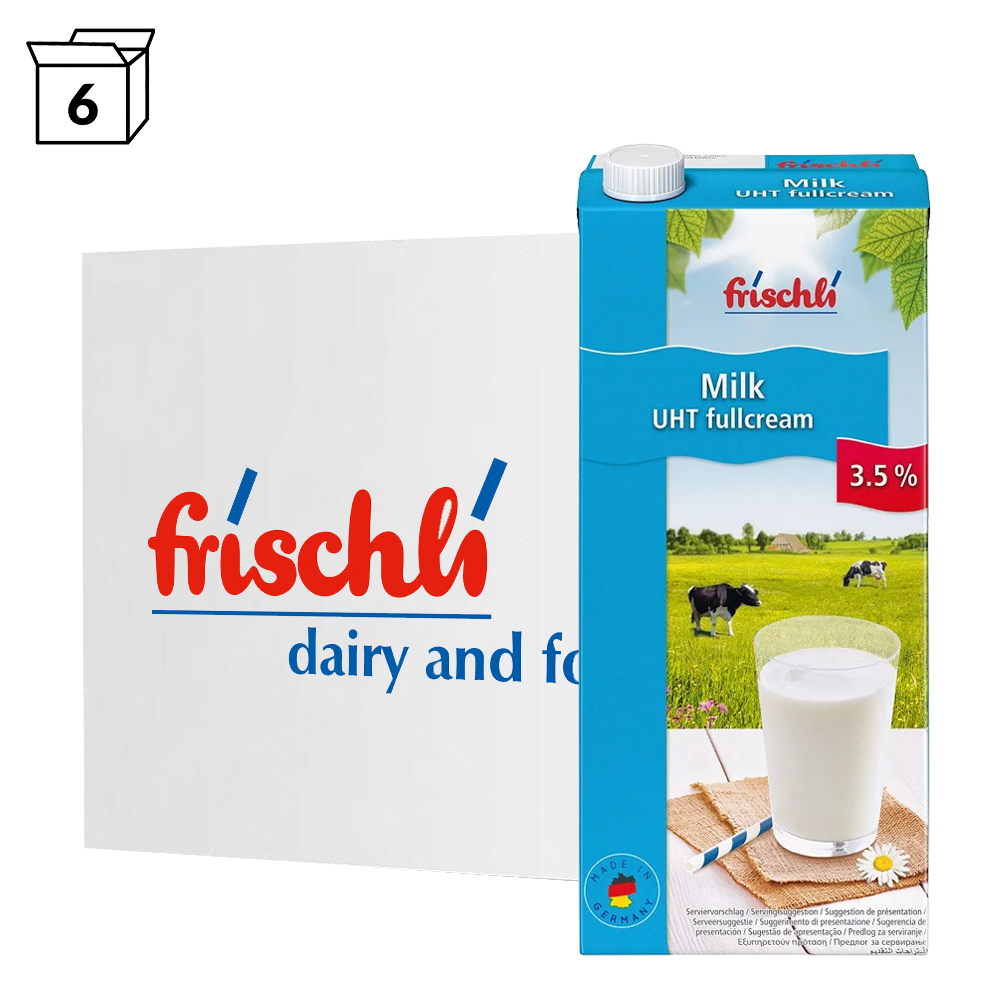 Frischli Full Cream Milk-1L-6 pack