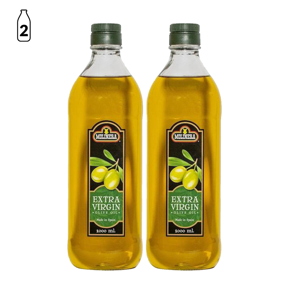 Molinera Extra Virgin Olive Oil 1000ml (2 Pack)