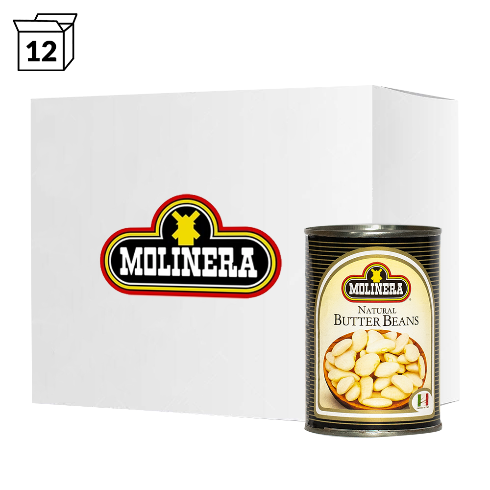 Molinera Natural Butter Beans 400g (12 Pack)