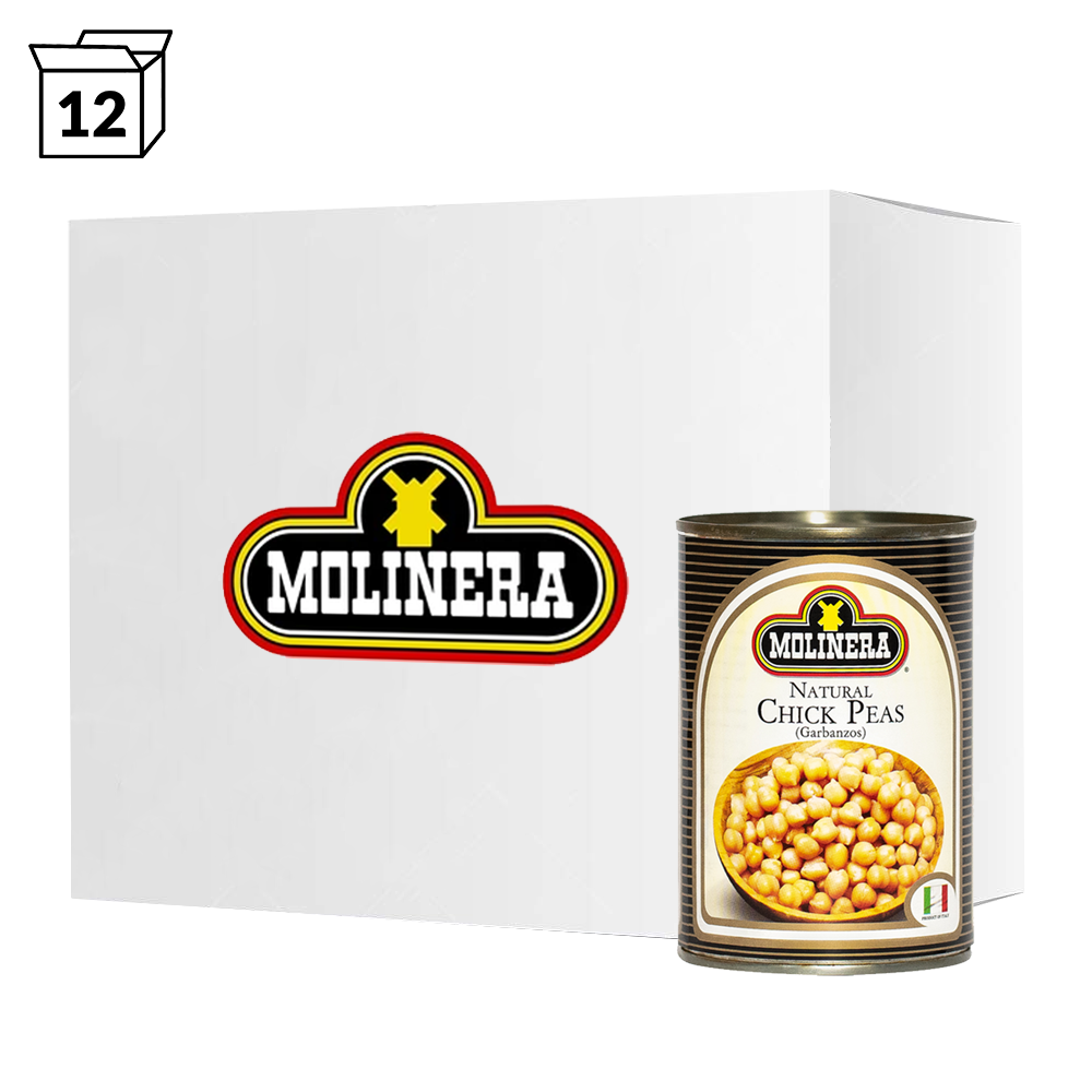 Molinera Natural Chickpeas 400g (12 Pack)