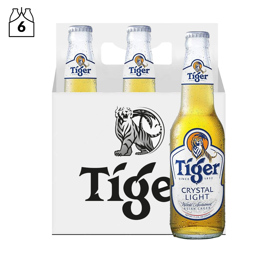 Tiger Crystal Light 330ml (6 Pack)