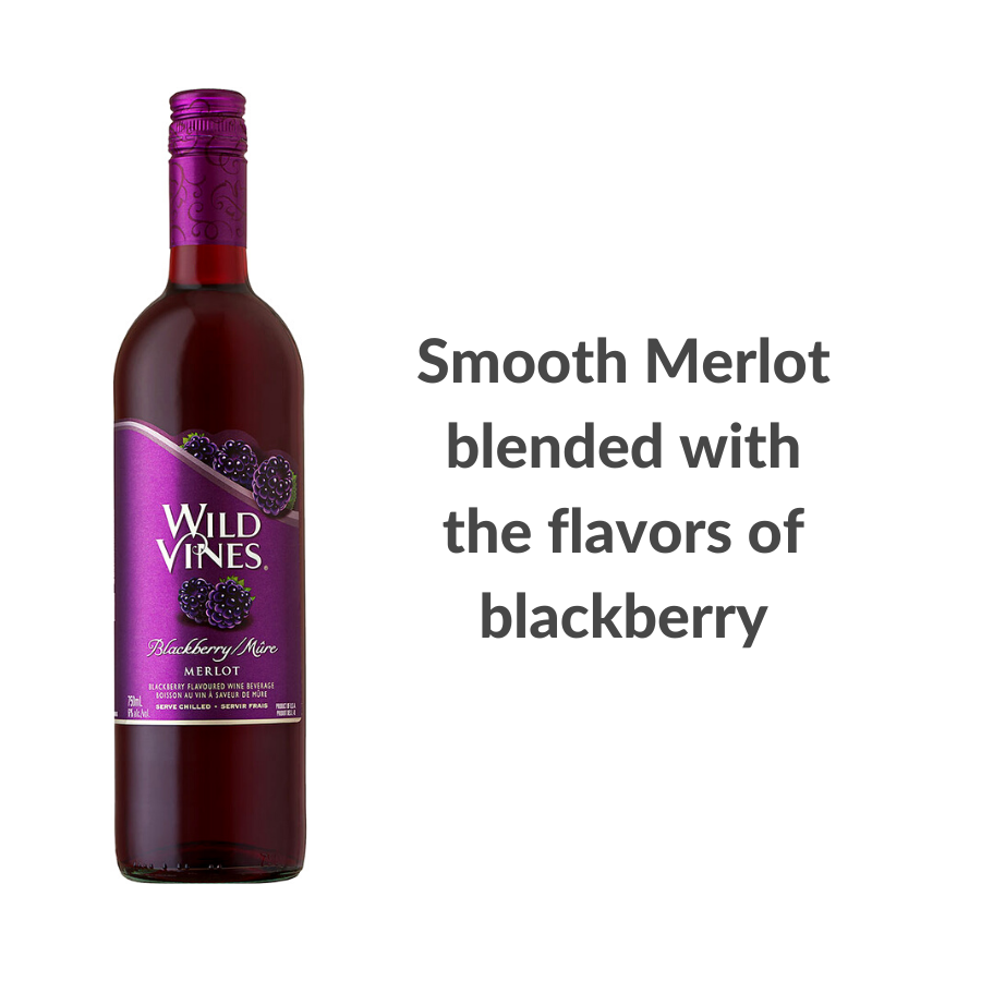 Wild Vines Blackberry Merlot NV