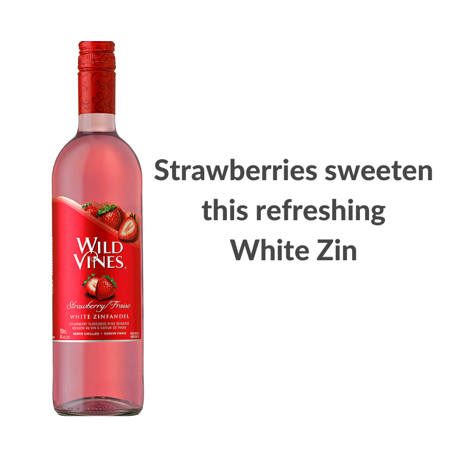 Wild Vines Strawberry White Zinfandel NV
